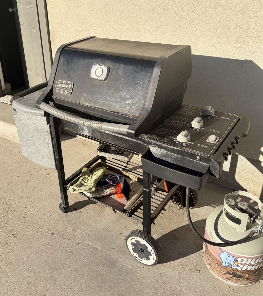 Weber Genesis Silver Gas Grill - Propane BBQ with Storage
