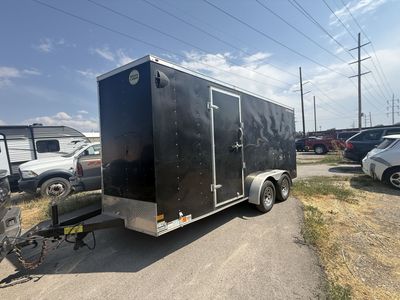 2022 Wells Cargo Enclosed Tandem Axle Cargo Trailer - Black