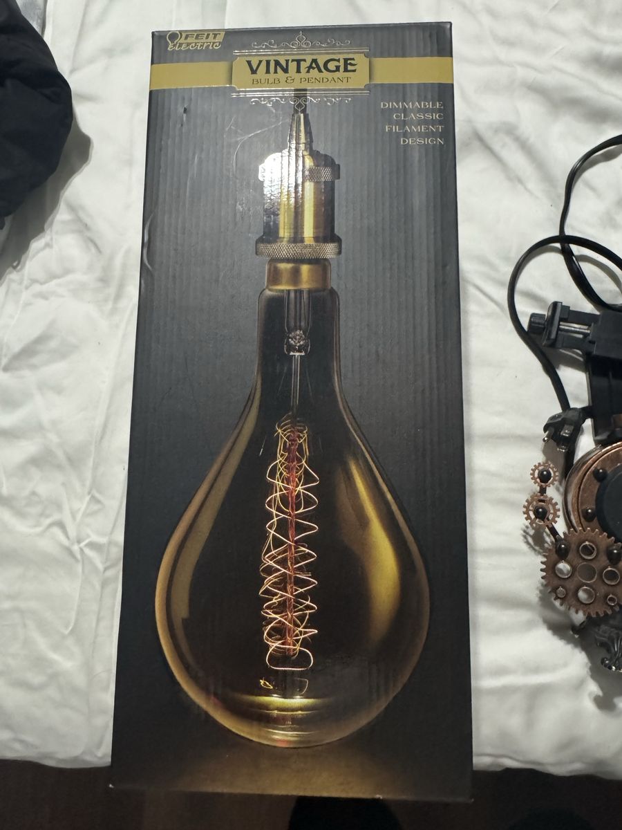 Feit vintage bulb pendant light