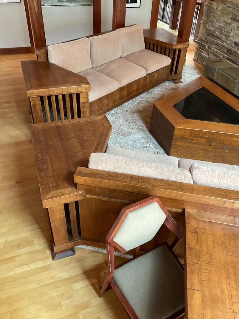 Custom Praire (FLW) Inspired Sectional