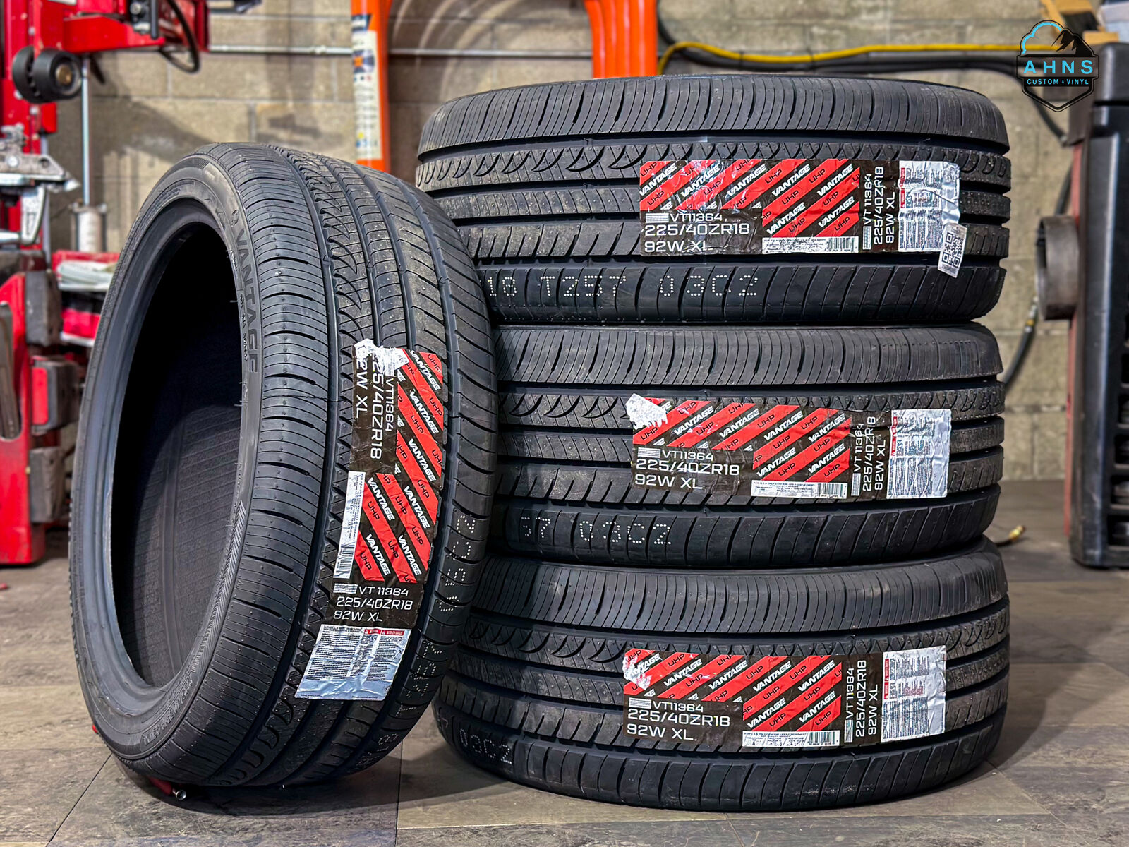 New | 225/40r18 Set of Four | 50,000 Mileage Warranty | 225 40 18 Vantage Tires | Subaru | Honda | VW | Audi | Lexus