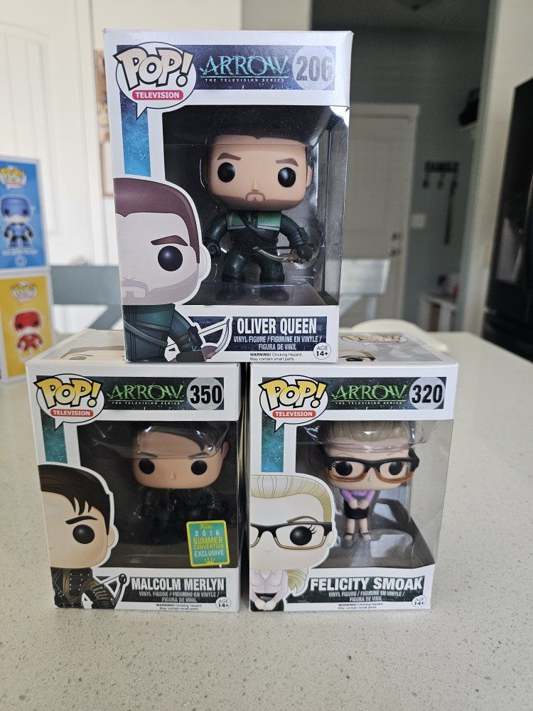 Arrow TV show funko pops