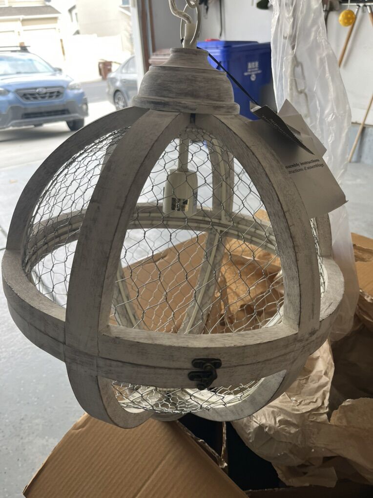 large Round Pendant Light