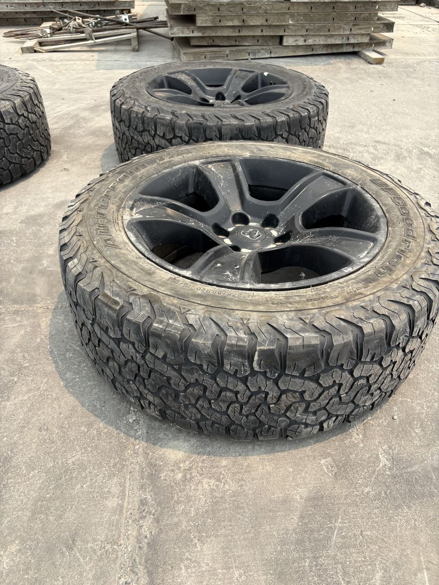 BFG All-Terrain used tires and wheels 20”
