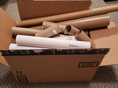 Cardboard Tubes various sizes