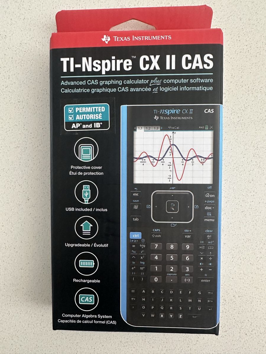 Texas Instruments Nspire CX II CAS Graphing Calculator