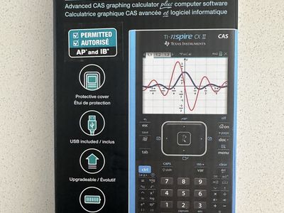 Texas Instruments Nspire CX II CAS Graphing Calculator