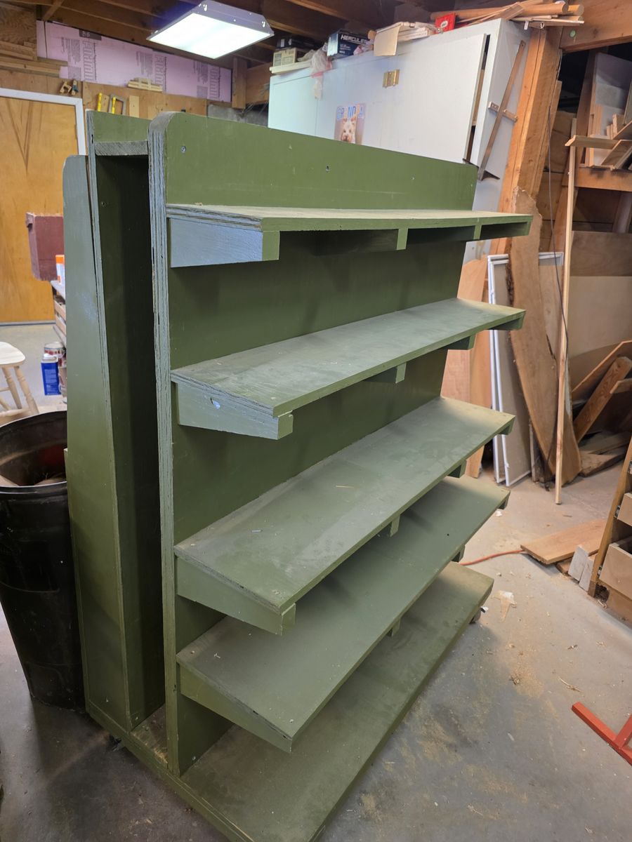 Wood rack for project pieces and off cuts