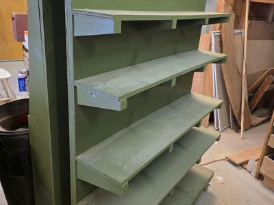 Wood rack for project pieces and off cuts