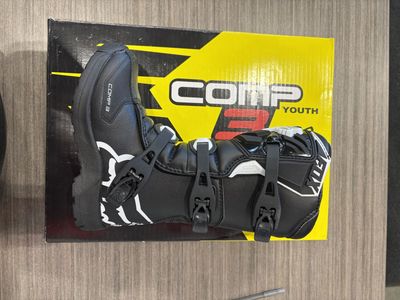 FOX MX COMP 3 BOOTS YOUTH SIZE 1