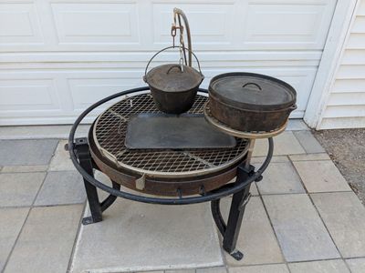 Cowboy Grill with Attachments