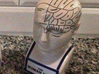 Human Mind Ceramic Bust