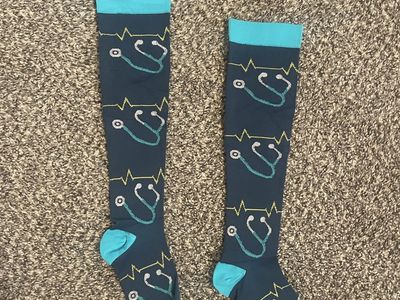 New L/XL Women's Compression Socks