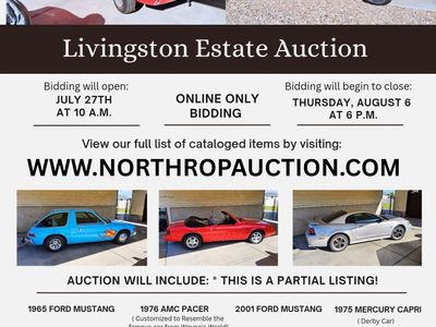 BIDDING IS NOW OPEN!!