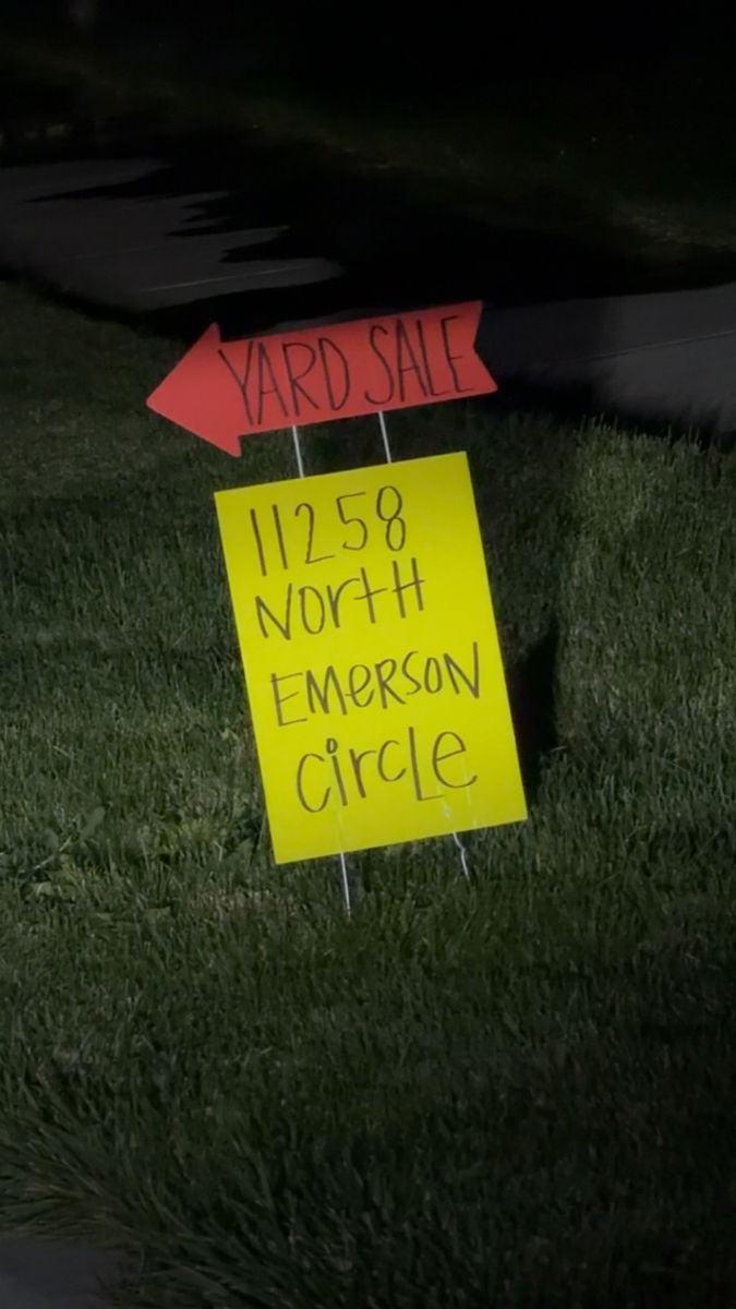 Highland giant crazy good yard sale Friday June 26 8am