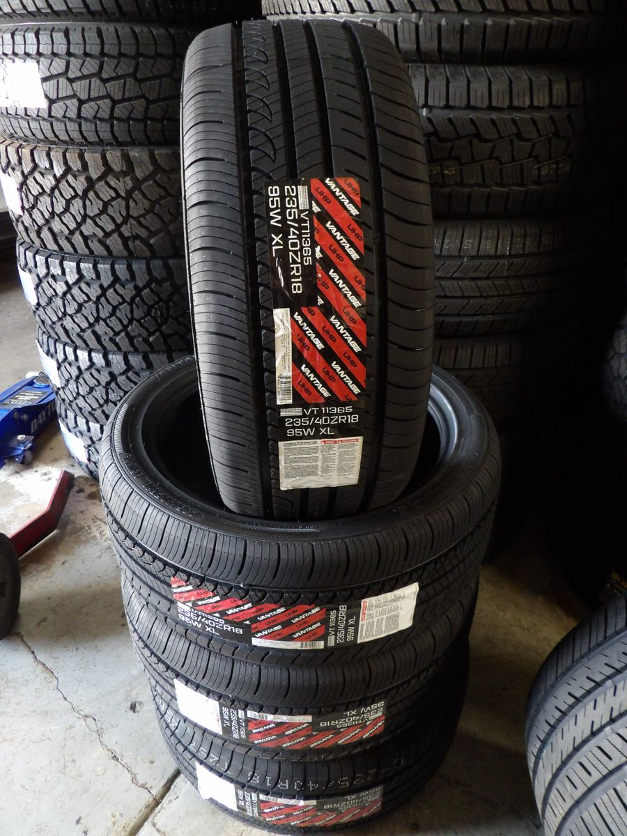 235/40R18 VANTAGE UHP A/S SET OF NEW TIRES 