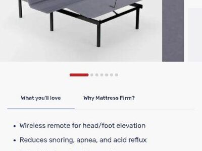 Mattress Firm Adjustable Power Bed Frame Twin XL