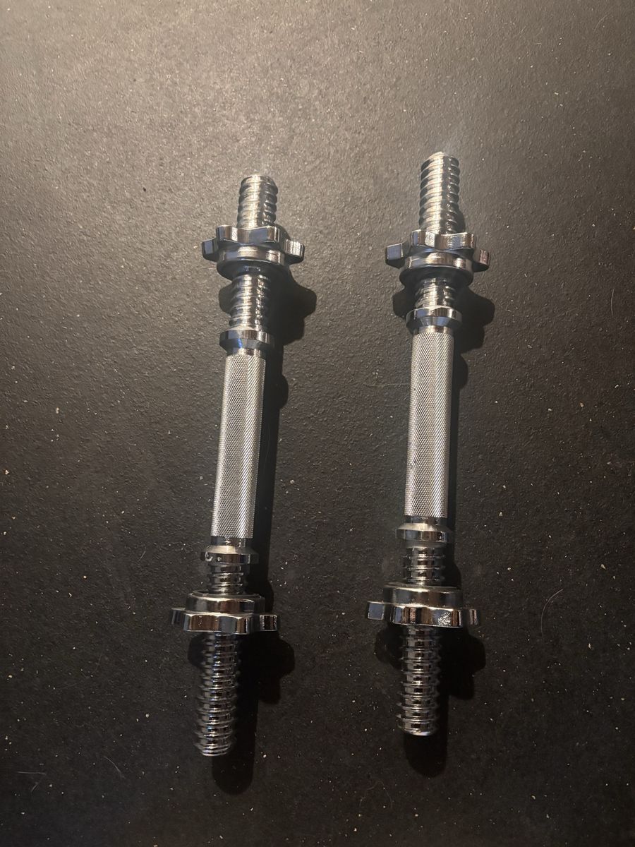 Adjustable dumbbell bars