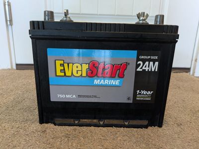 Two 12 Volt Marine Batteries (Boat, Trailer, Trolling, RV)