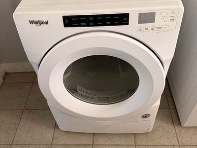 Whirlpool White Electric Front-Load Dryer - Compact and Efficient Laundry Solution