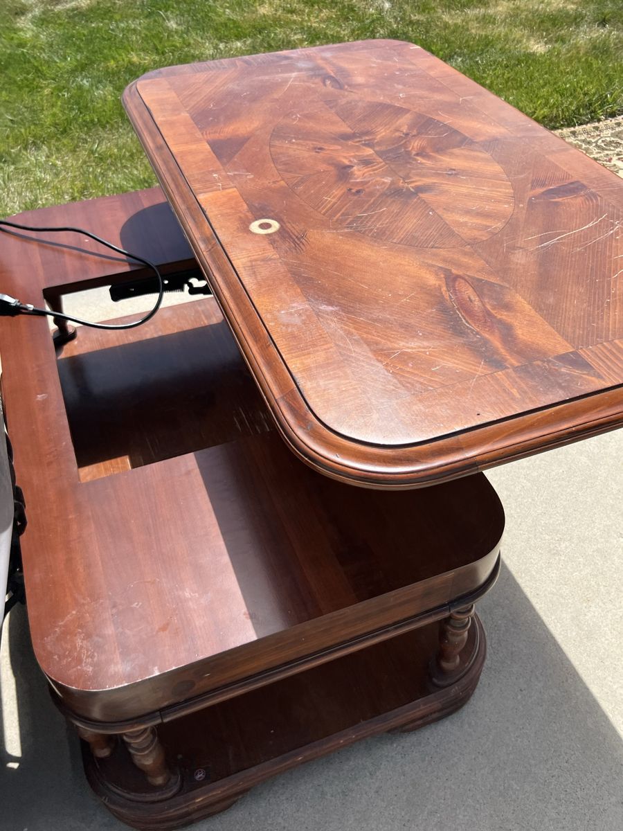 Vintage table wood