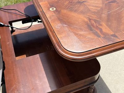 Vintage table wood
