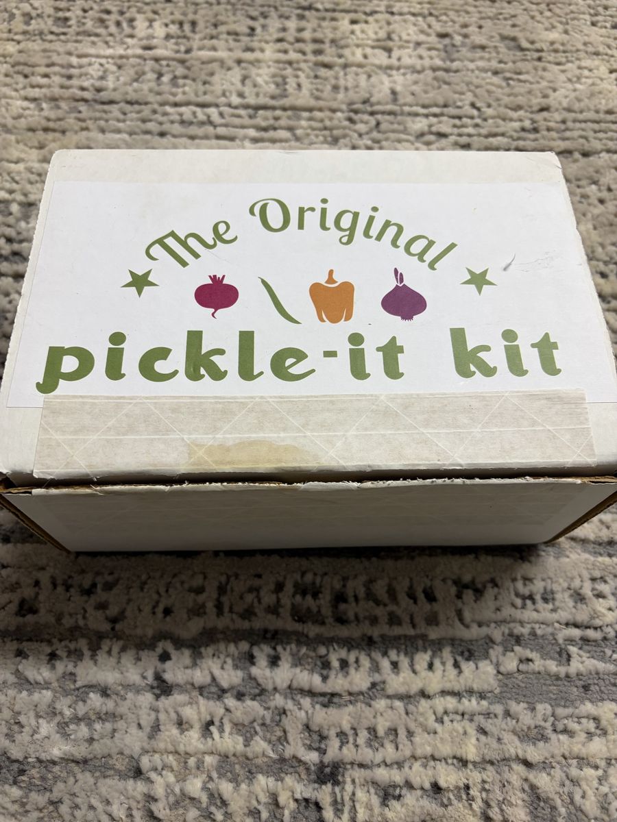 The Original Pickle-It Kit - DIY Pickling Kit with 3 Spice Mixes & 2 Jars - Funky Beets, Humdinger Onion, Jack's Magic Bea