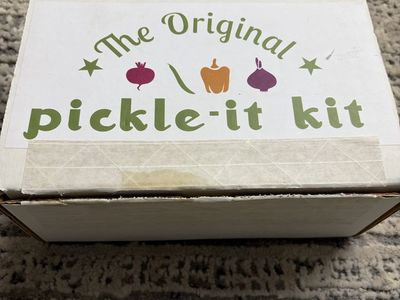 The Original Pickle-It Kit - DIY Pickling Kit with 3 Spice Mixes & 2 Jars - Funky Beets, Humdinger Onion, Jack's Magic Bea