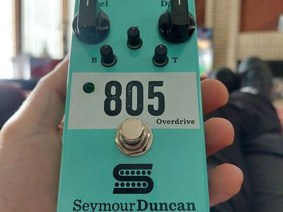 Duncan 805 Boost Pedal - 3 band eq- excellent