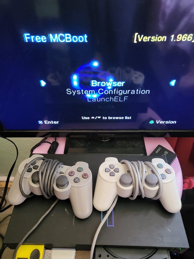 Fat Playstation 2 PS2 with freemcboot