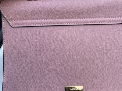 ALDO Pink Crossbody Bag with Gold-Tone Hardware - New Condition