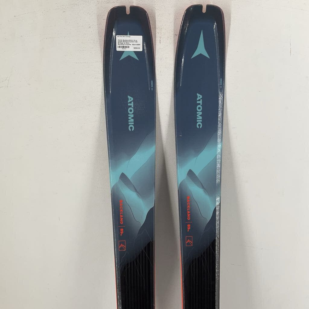 Atomic Backland 89 SL W w/ Atomic Backland Summit 12 Br Bindings w/ Skins