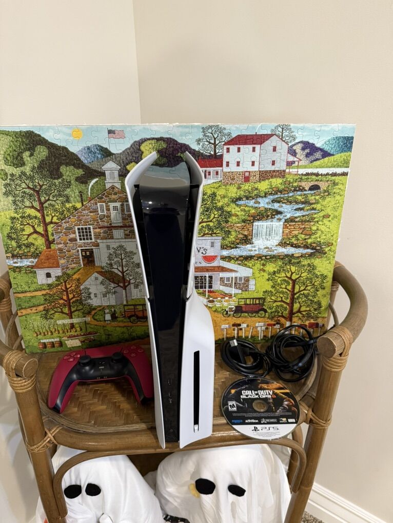 Playstation 5 Slim Disc With Game