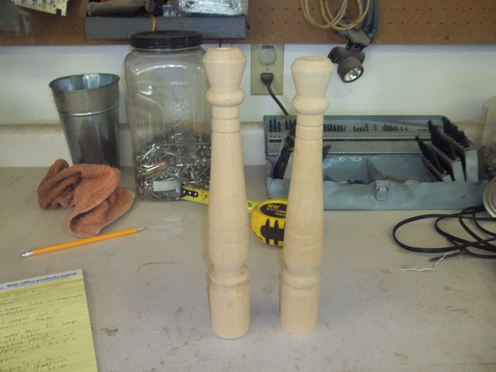 Wood Posts For Lamp Projects