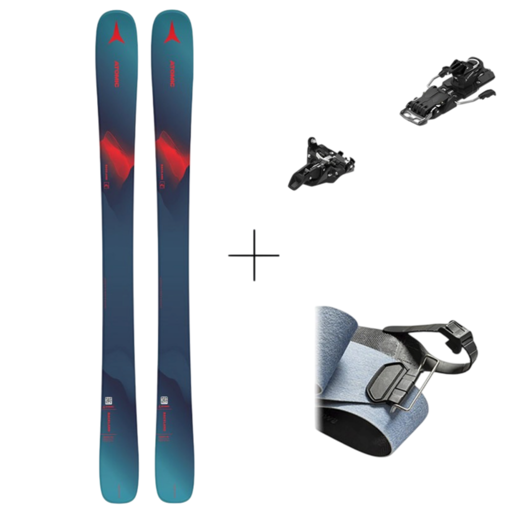 2024 Atomic Backland Jr w/ Atomic Backland Summit 5 AT Bindings w/ Atomic Climbing Skins