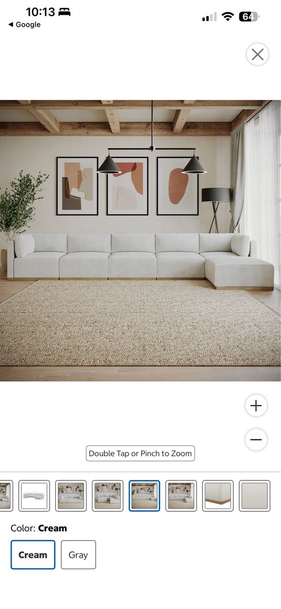 Henredon Murphy Fabric Modular Sectional 
