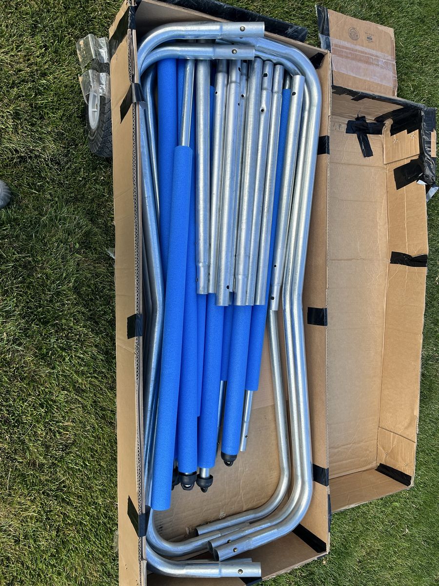 Trampoline safety Frame & Netting. Netting and leg components only