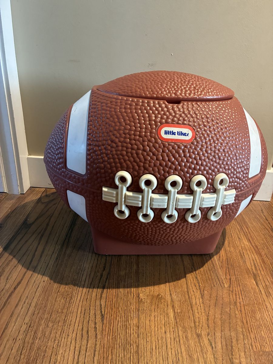 Vintage Little Tikes Football Toy Box