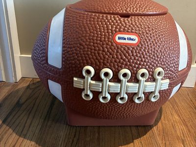 Vintage Little Tikes Football Toy Box