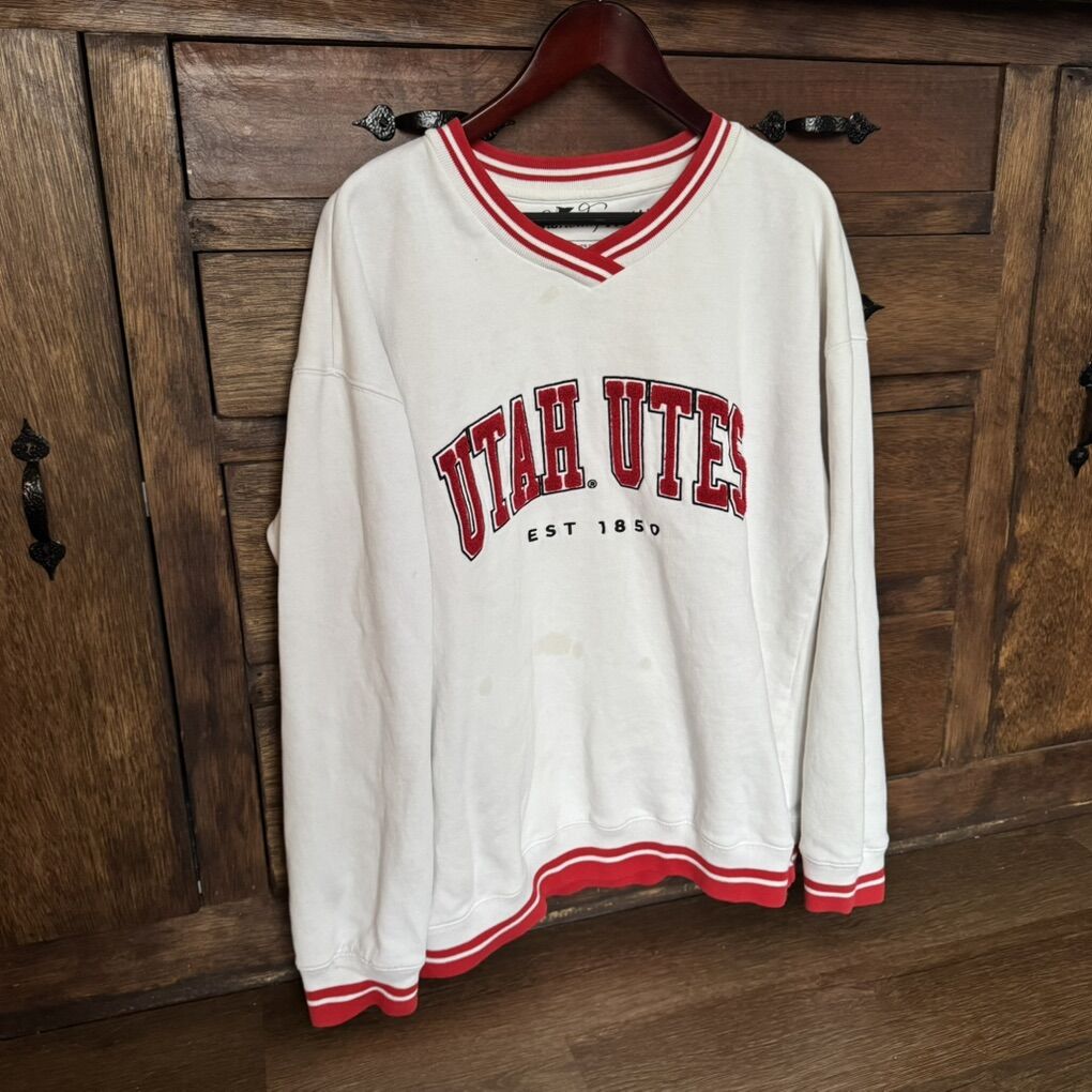 Women's Utah Utes Oversized Pullover Sweatshirt