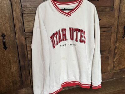 Women's Utah Utes Oversized Pullover Sweatshirt