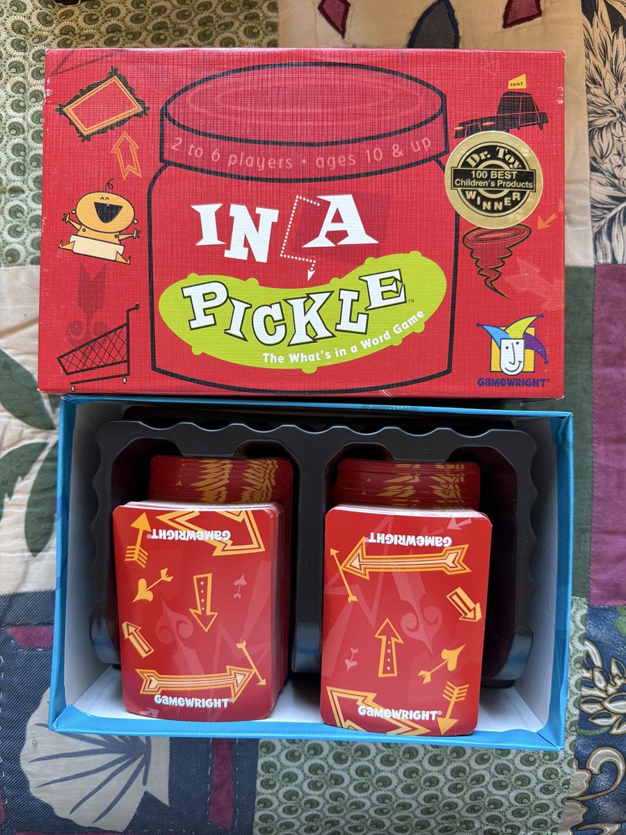 Gamewright In A Pickle: The What's in a Word Game, Dr. Toy Award Winner, Ages 10+