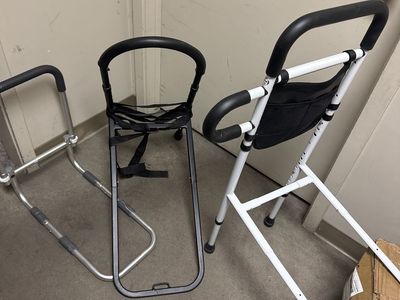 Adjustable Bed Assist Rail Handle Cane Grab Bar Medical Safety Support