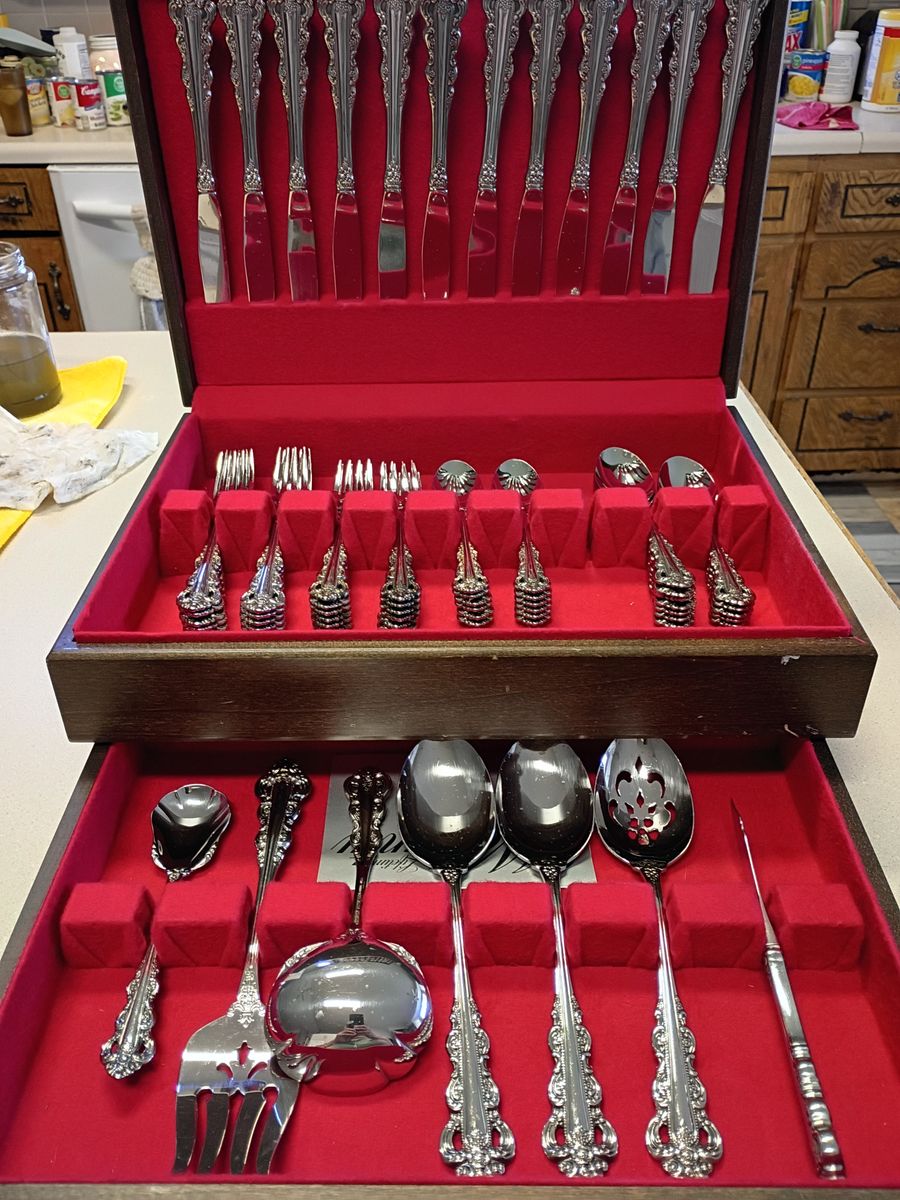 Oneida Artistry Stainless Service for 12 With Case