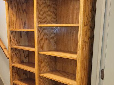 Oak shelving