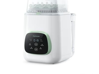 Momcozy KleanPal Pro All-in-One Bottle Washer, Sterilizer & Dryer - White