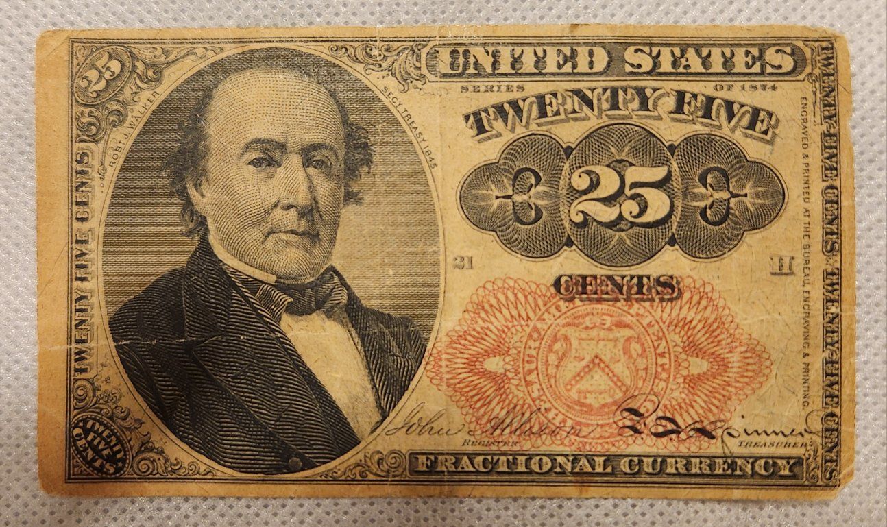 1874 United States Fractional Currency.