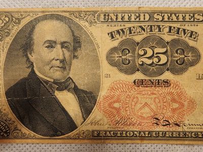 1874 United States Fractional Currency.