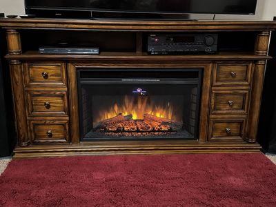 Electric Fireplace TV Stand