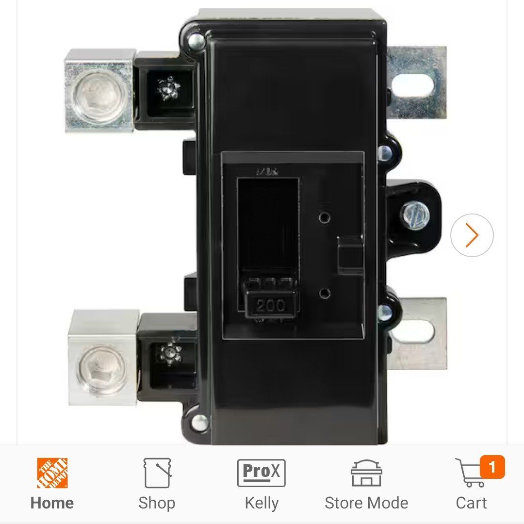 200 amp square D breaker